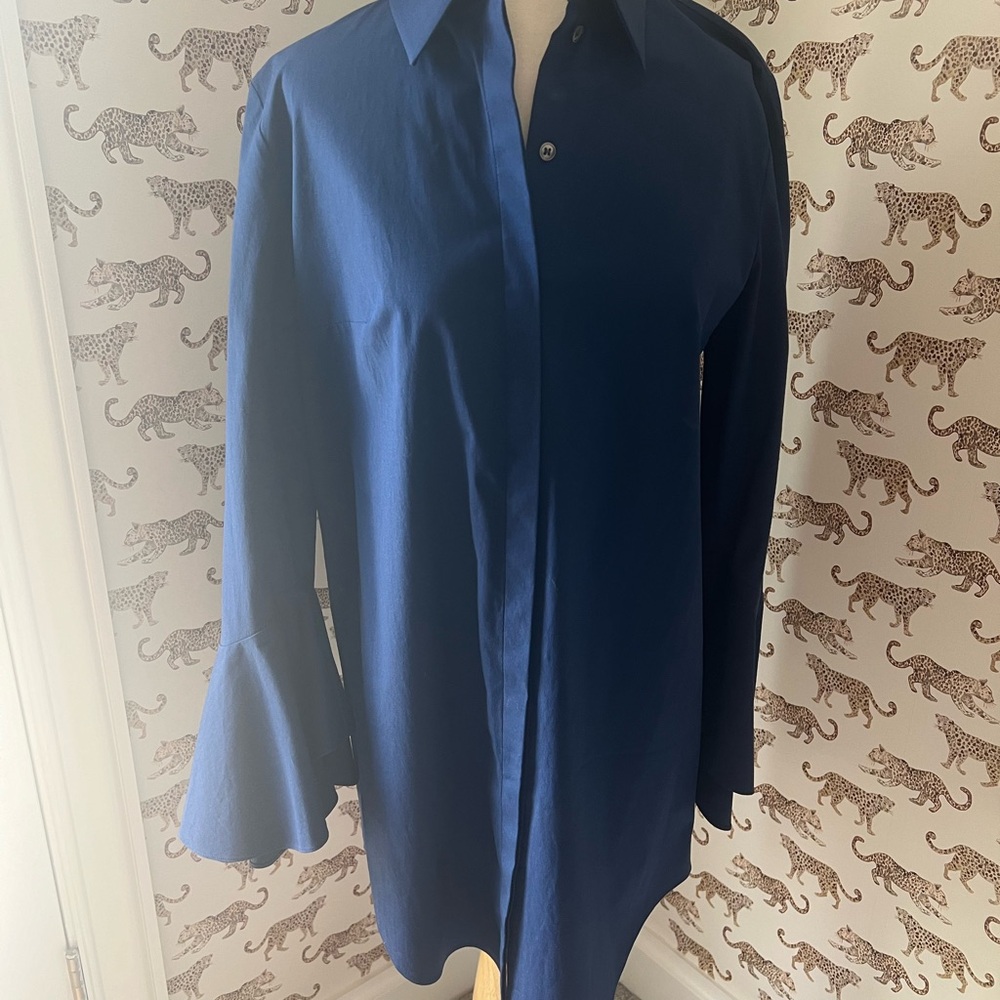 Michael Kors Collection Blue Mini Dress